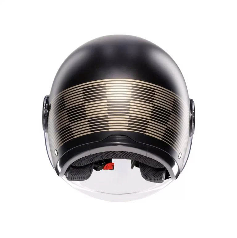 Nón Bảo hiểm AGV ETERES PONZA MATT BLACK/GOLD