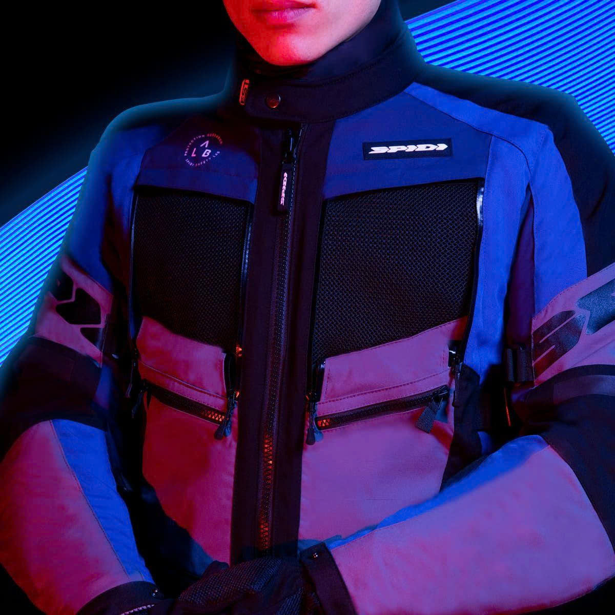 Áo Adventure Spidi Net H2Out - Black Blue