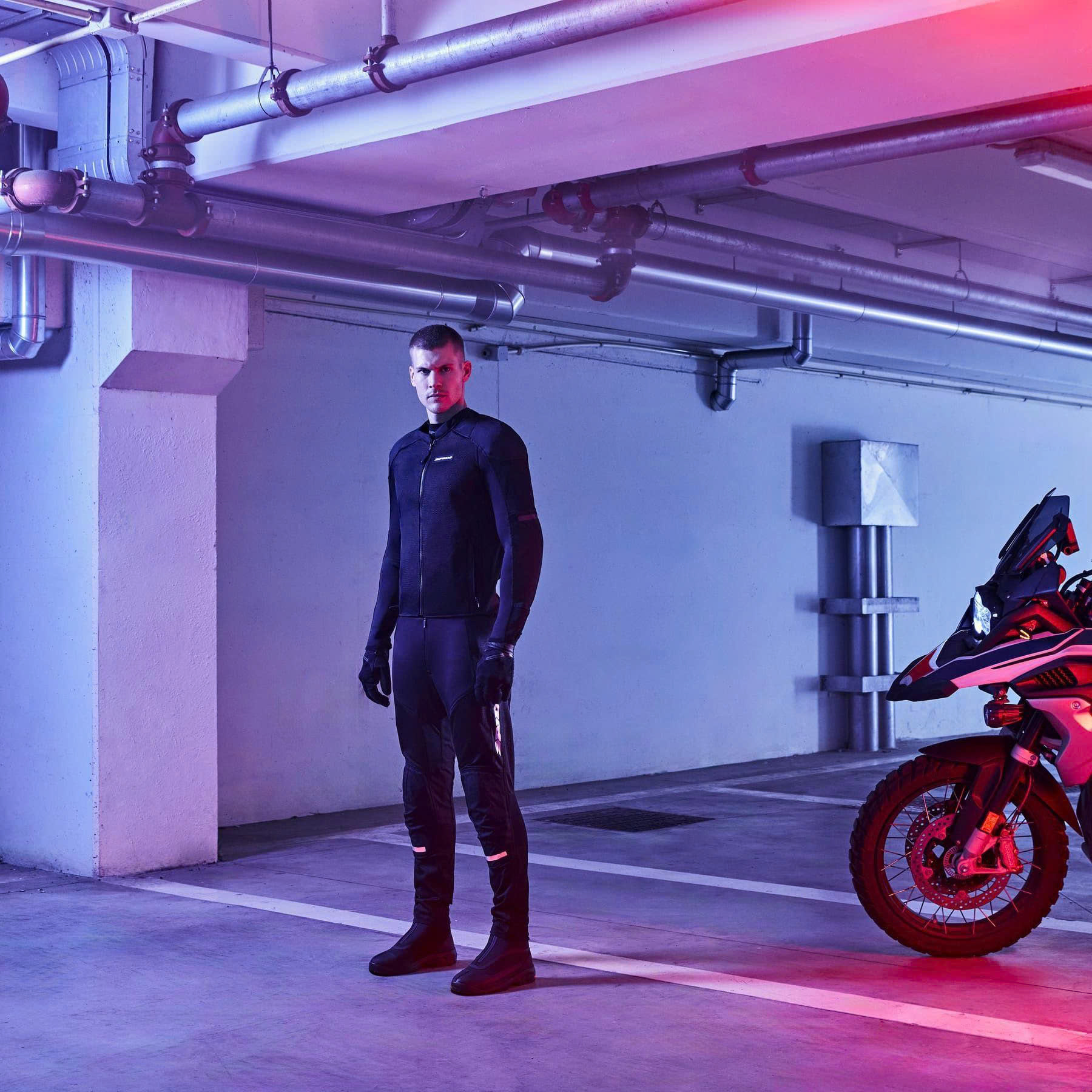 Quần Giáp Vải Spidi Super Net - Black