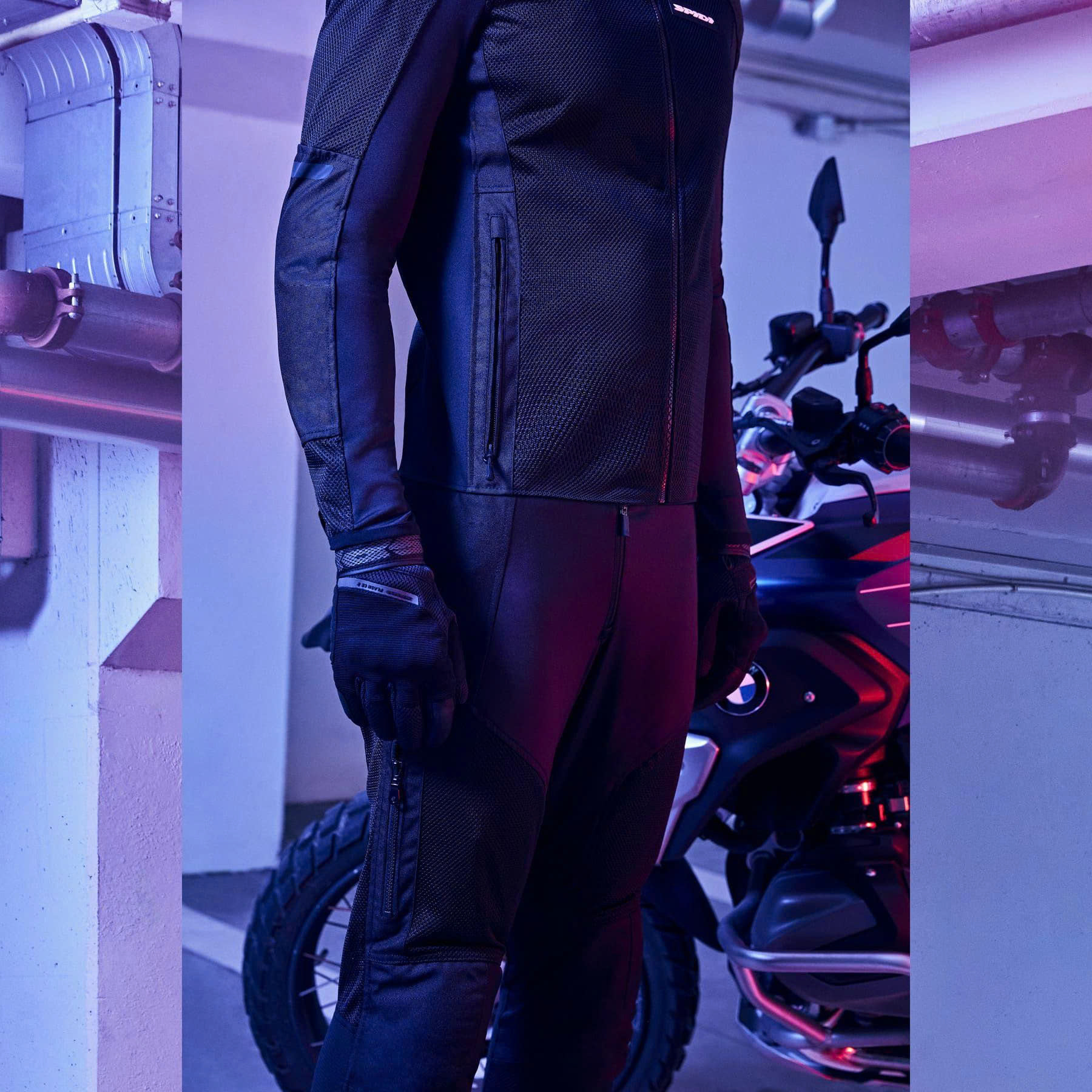 Quần Giáp Vải Spidi Super Net - Black