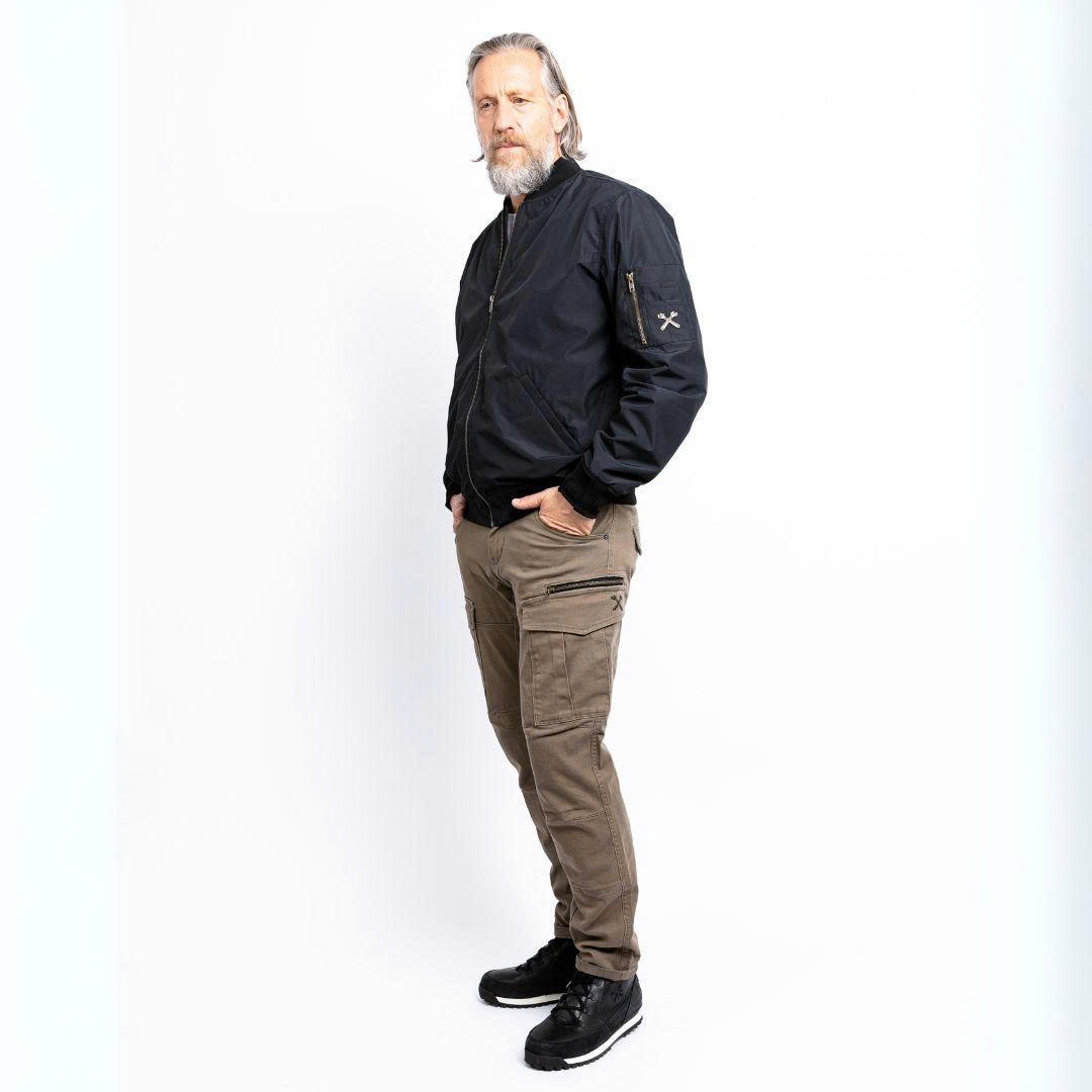 Áo Giáp Denim John Doe Flight Jacket Black