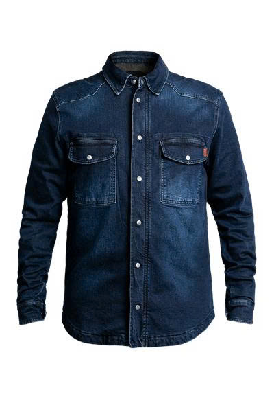 Áo Giáp Denim John Doe Motoshirt - Dark Blue