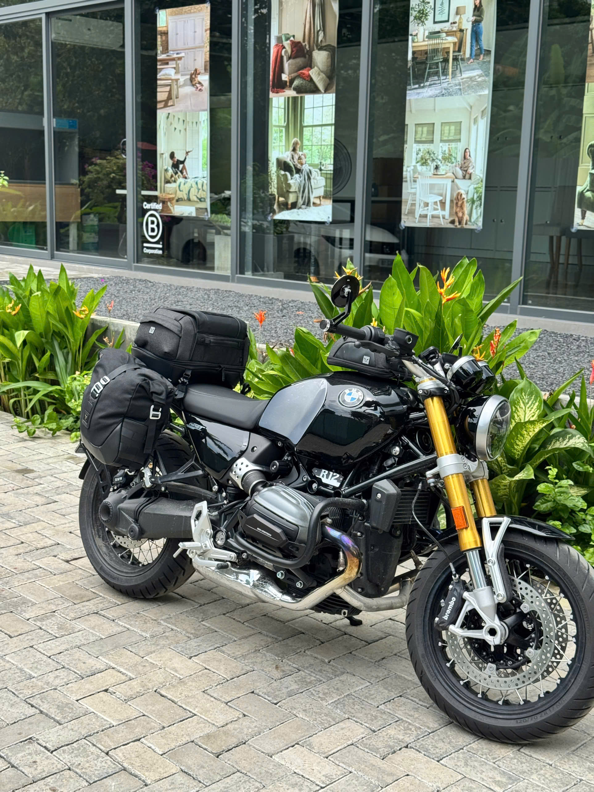 Khung Túi SW-Motech SLC Trái cho BMW R12 NineT