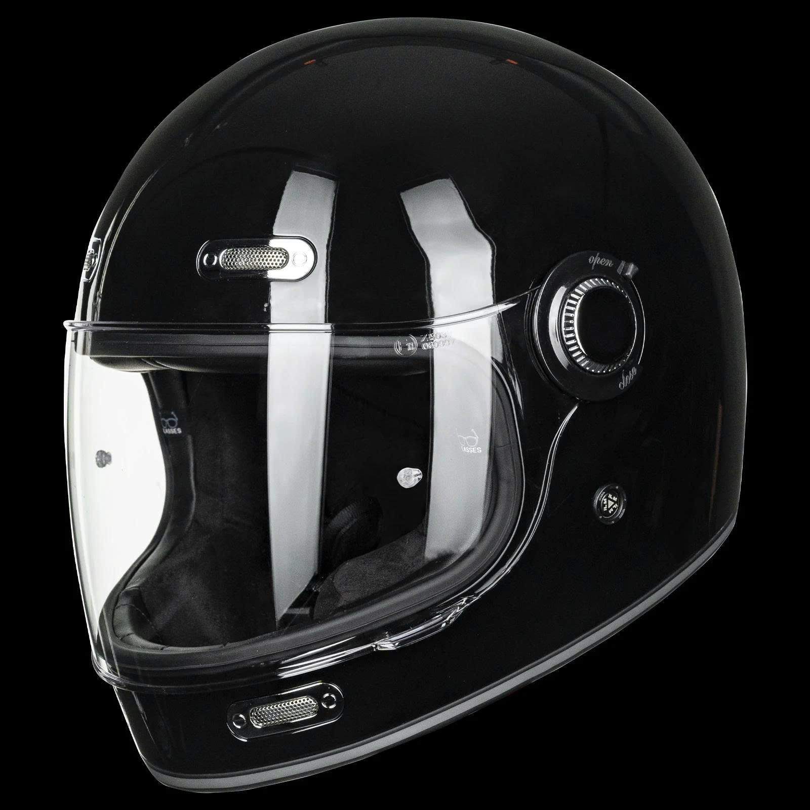 NÓN BẢO HIỂM ILM Z503 - ĐEN BÓNG ( KHÔNG NHŨ)