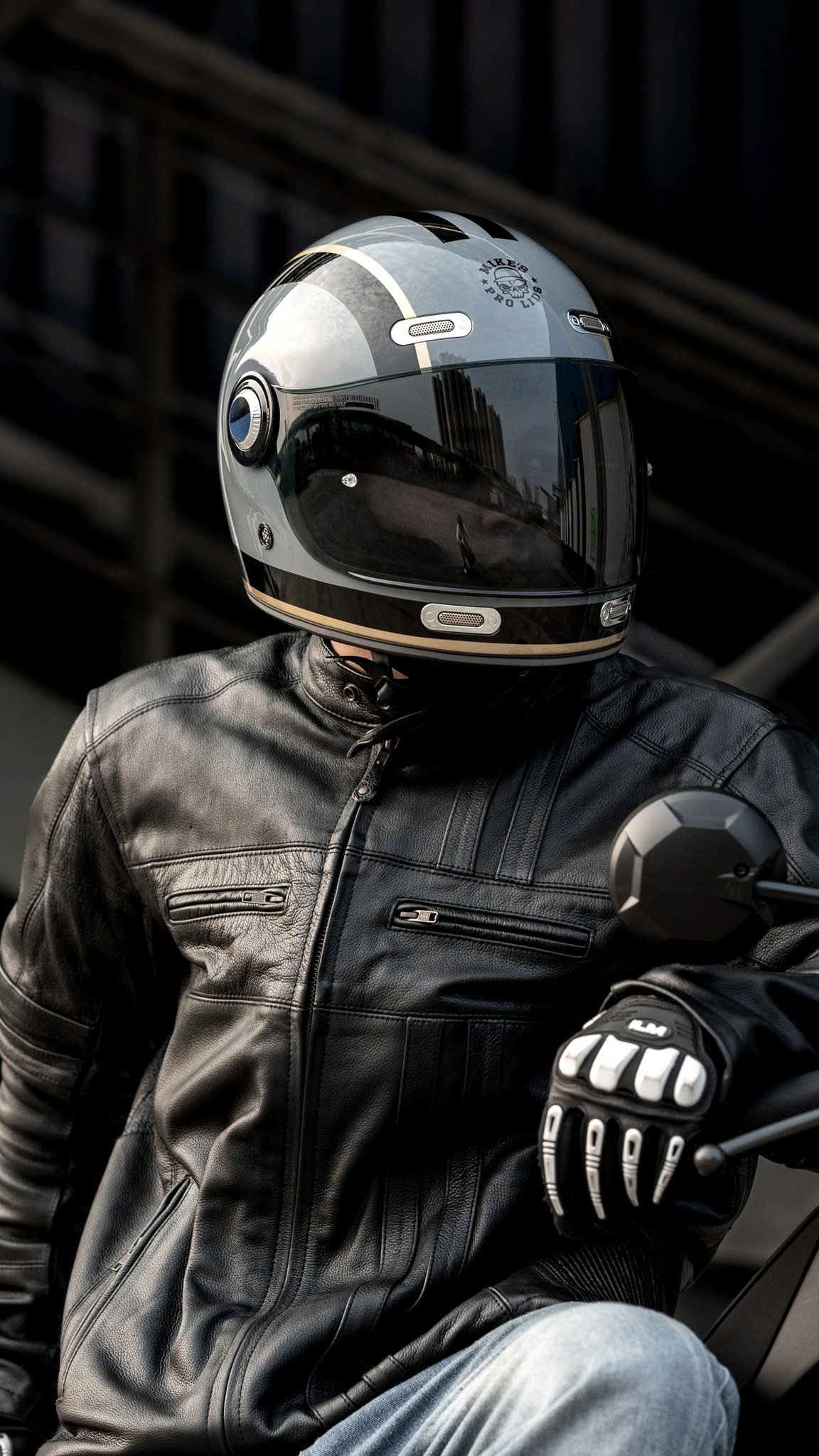 NÓN BẢO HIỂM ILM Z503 - XÁM