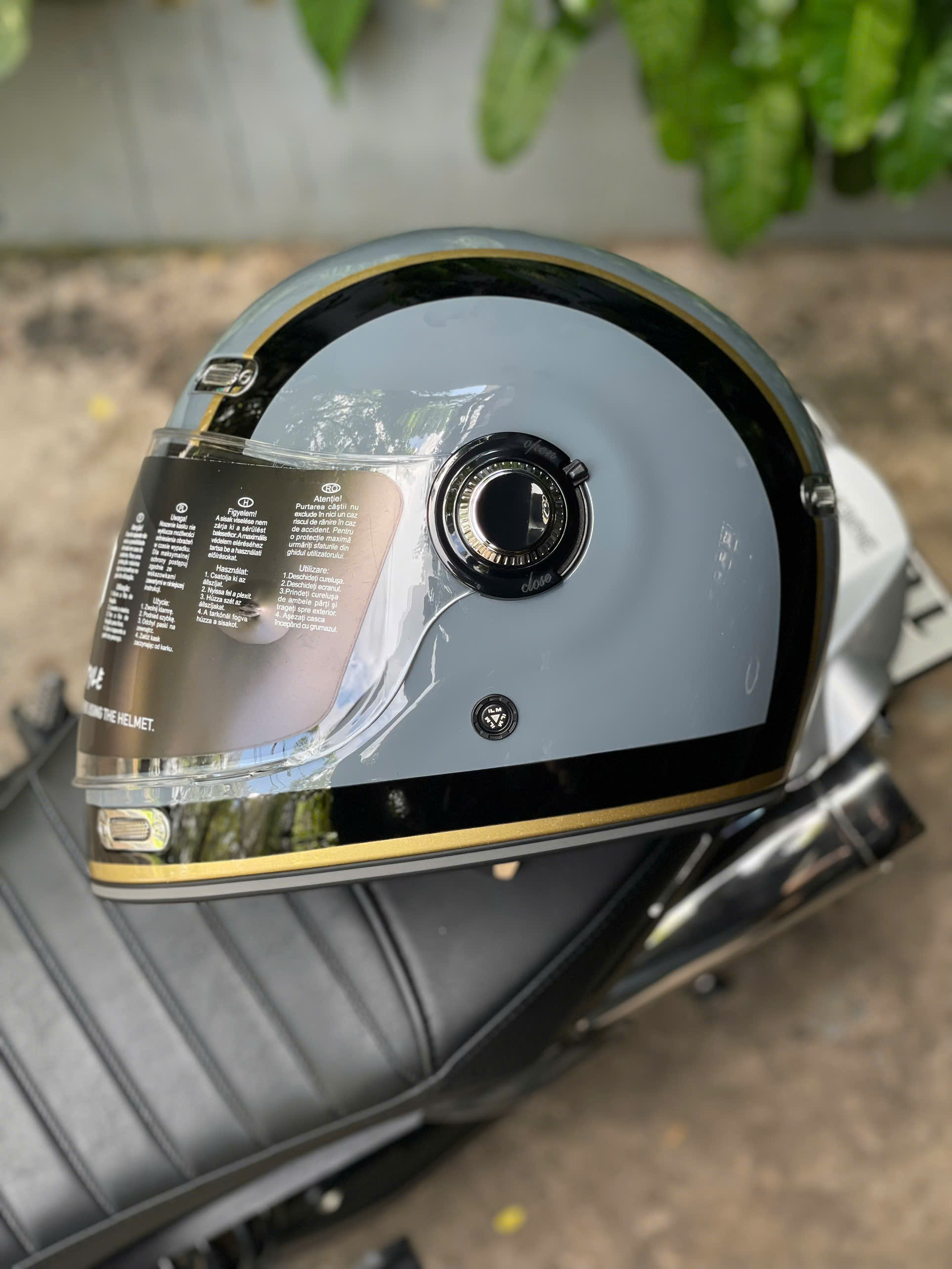 NÓN BẢO HIỂM ILM Z503 - XÁM