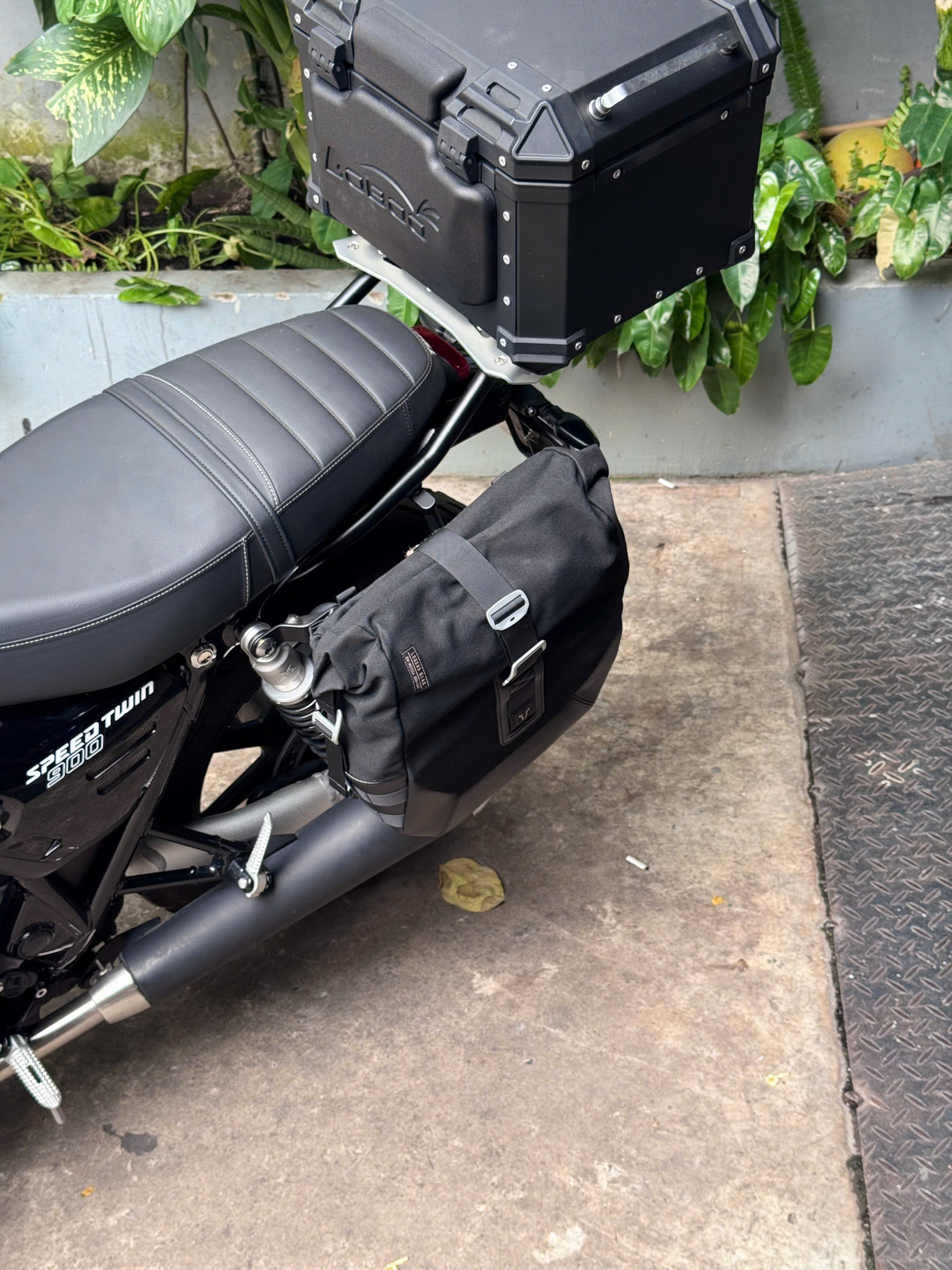 Khung treo túi SW-Motech Triumph SpeedTwin 900 2025 – Trái