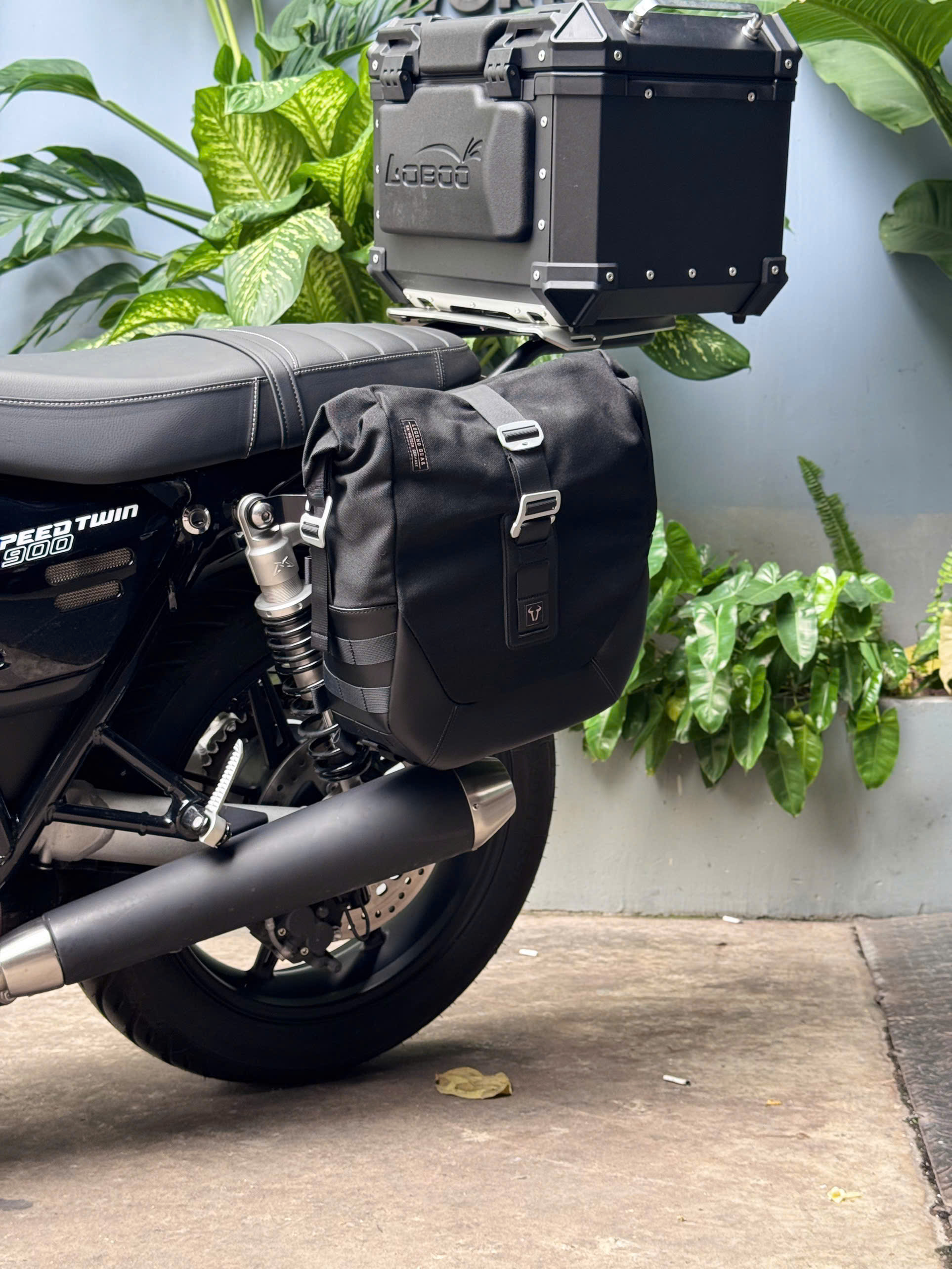 Khung treo túi SW-Motech Triumph SpeedTwin 900 2025 – Phải (có baga)