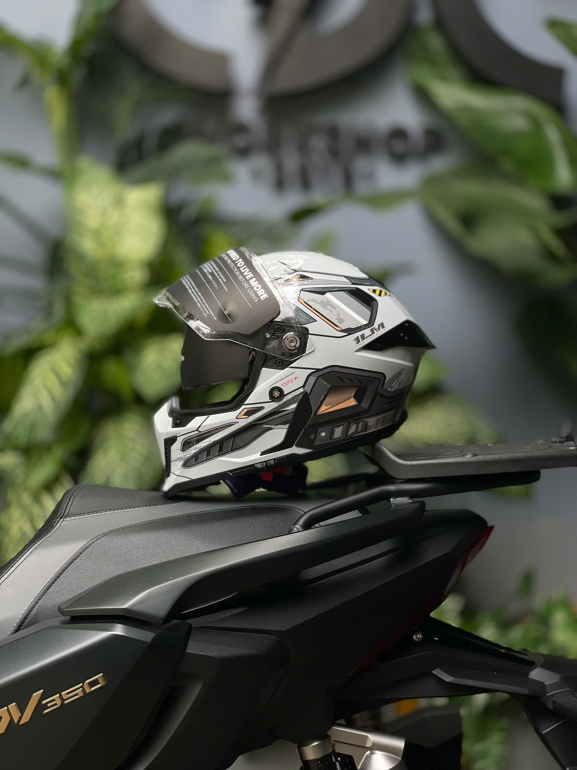 NÓN BẢO HIỂM ILM MF509 -CYBORG GREY