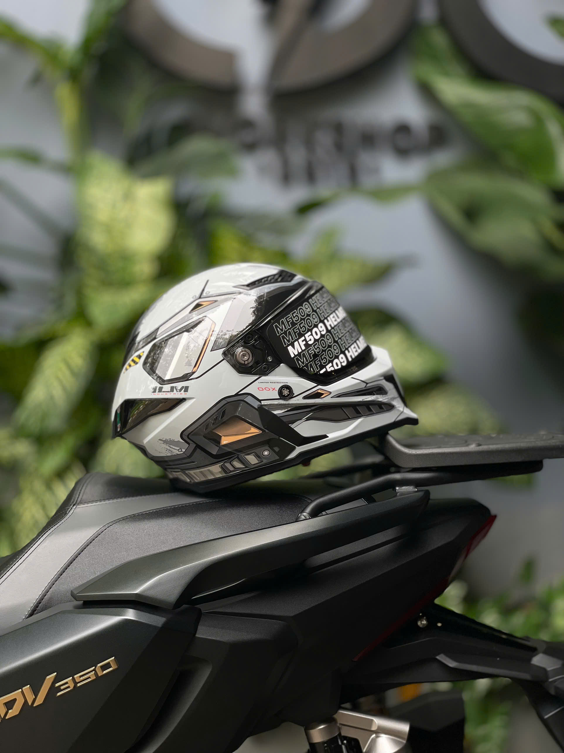 NÓN BẢO HIỂM ILM MF509 -CYBORG GREY