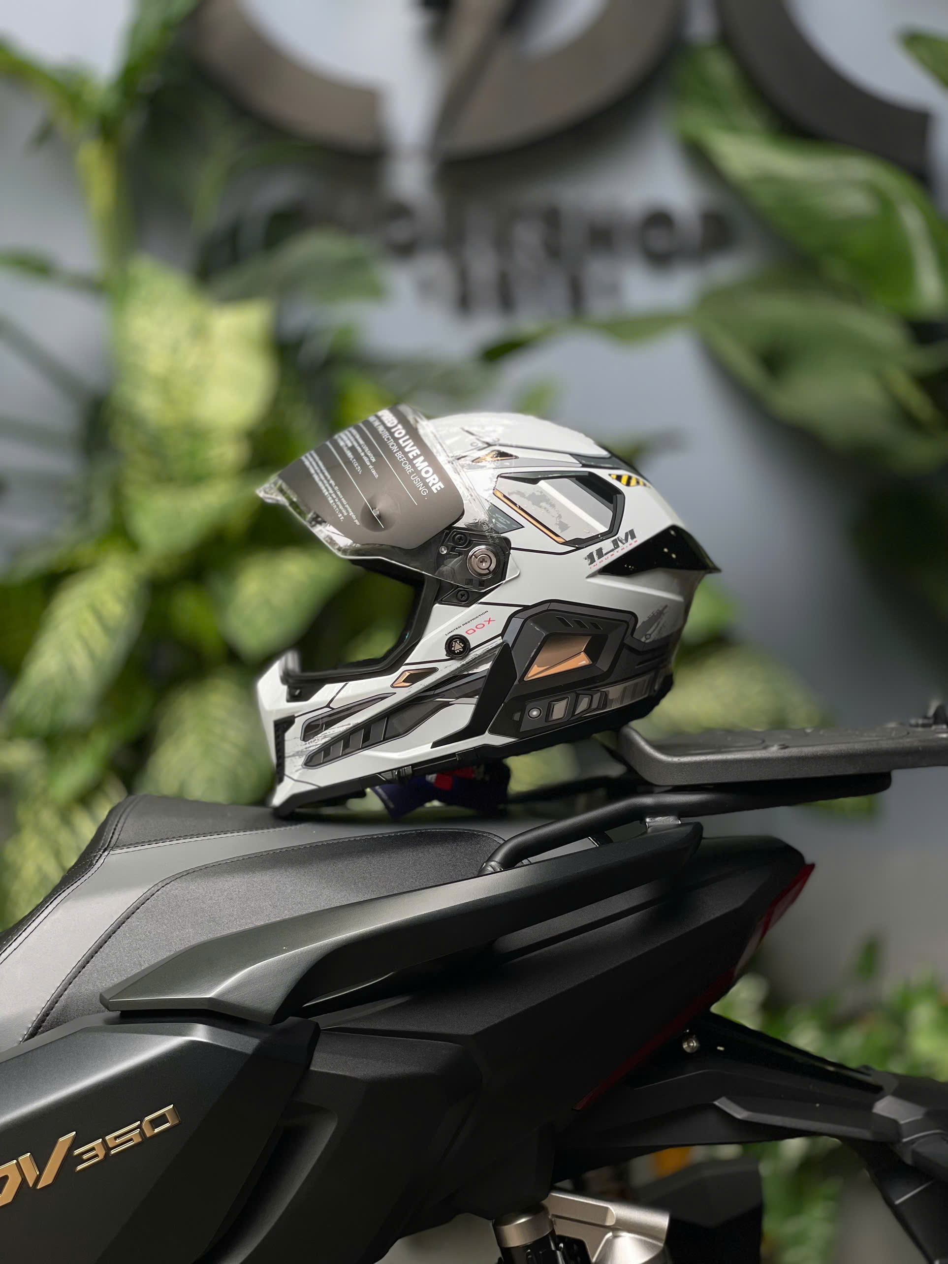 NÓN BẢO HIỂM ILM MF509 -CYBORG GREY