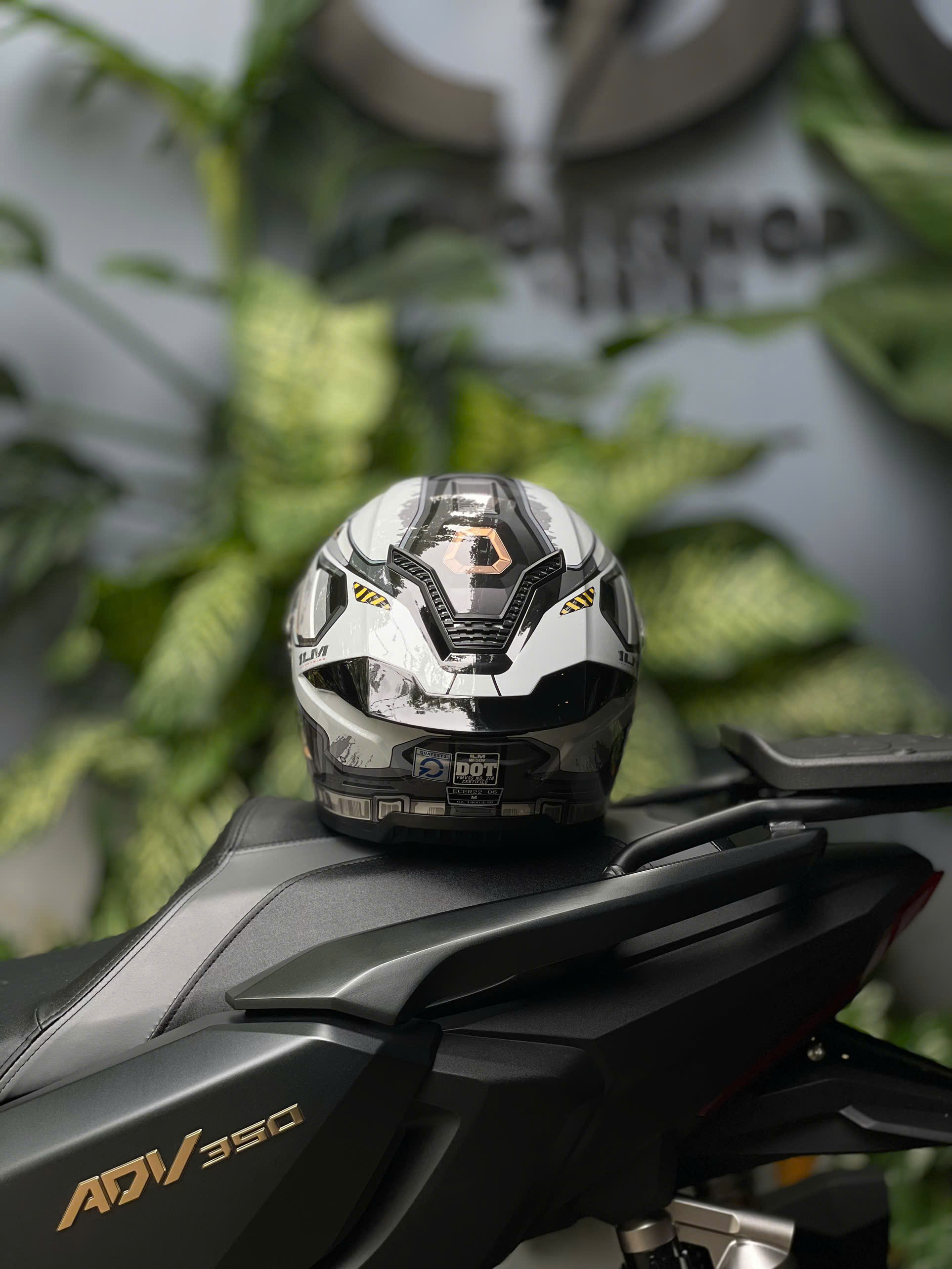 NÓN BẢO HIỂM ILM MF509 -CYBORG GREY