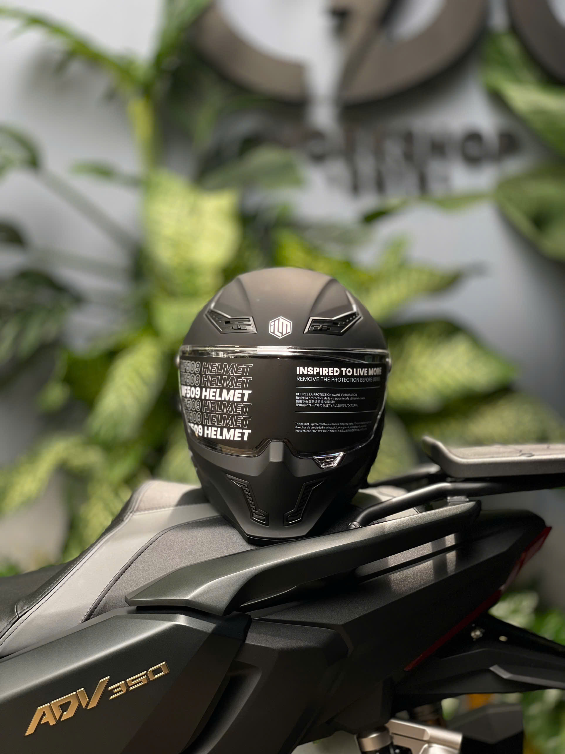 NÓN BẢO HIỂM ILM MF509 - ĐEN NHÁM