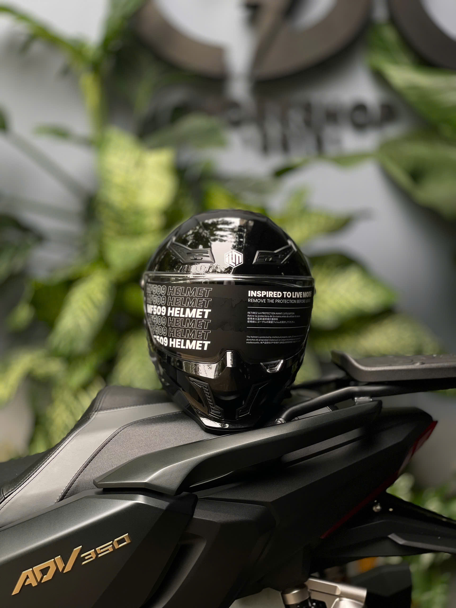 NÓN BẢO HIỂM ILM MF509 - ĐEN BÓNG