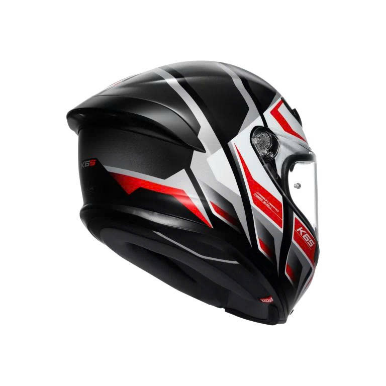 Nón AGV K6S KARVE MATT BLACK/WHITE/RED