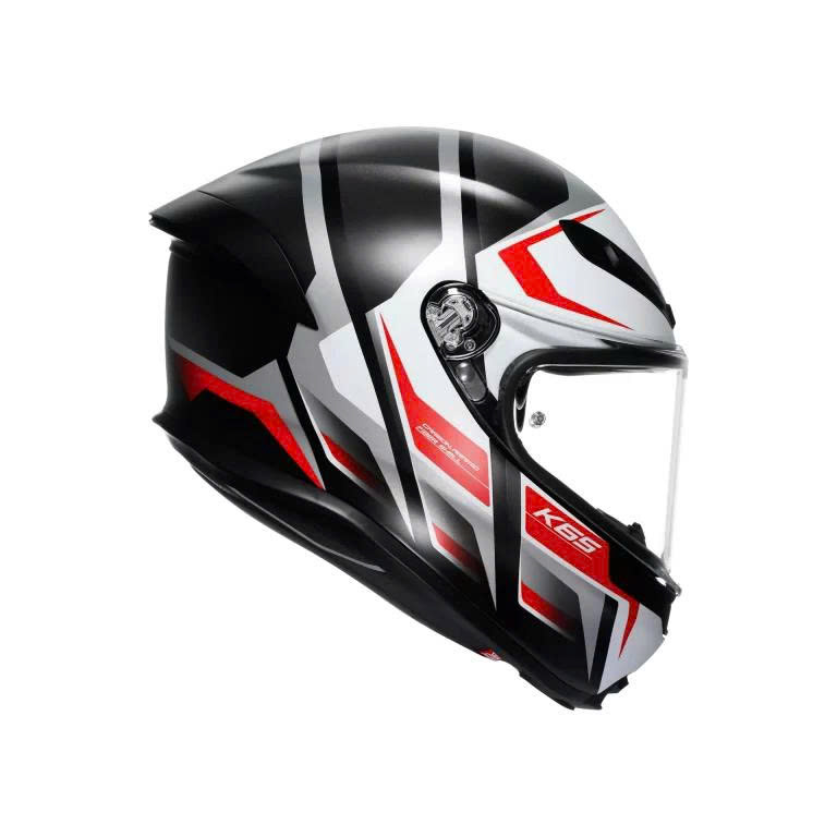 Nón AGV K6S KARVE MATT BLACK/WHITE/RED