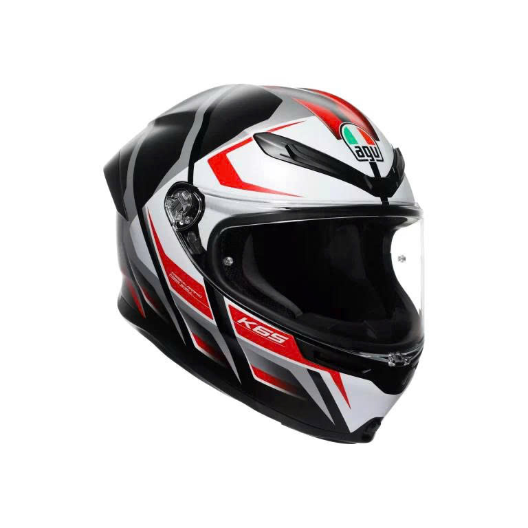 Nón AGV K6S KARVE MATT BLACK/WHITE/RED