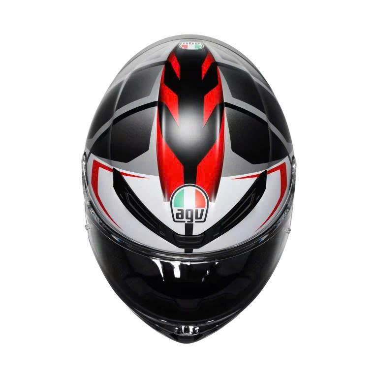 Nón AGV K6S KARVE MATT BLACK/WHITE/RED