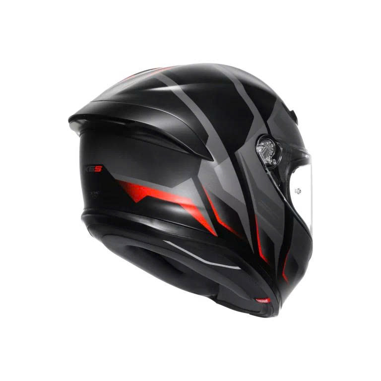 Nón AGV K6S KARVE MATT BLACK/GREY/RED