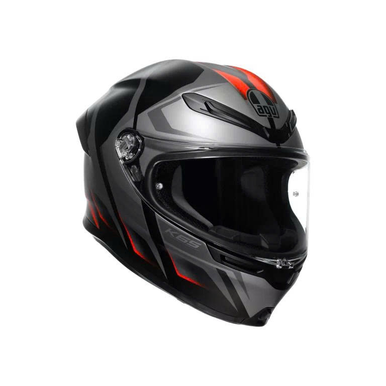 Nón AGV K6S KARVE MATT BLACK/GREY/RED