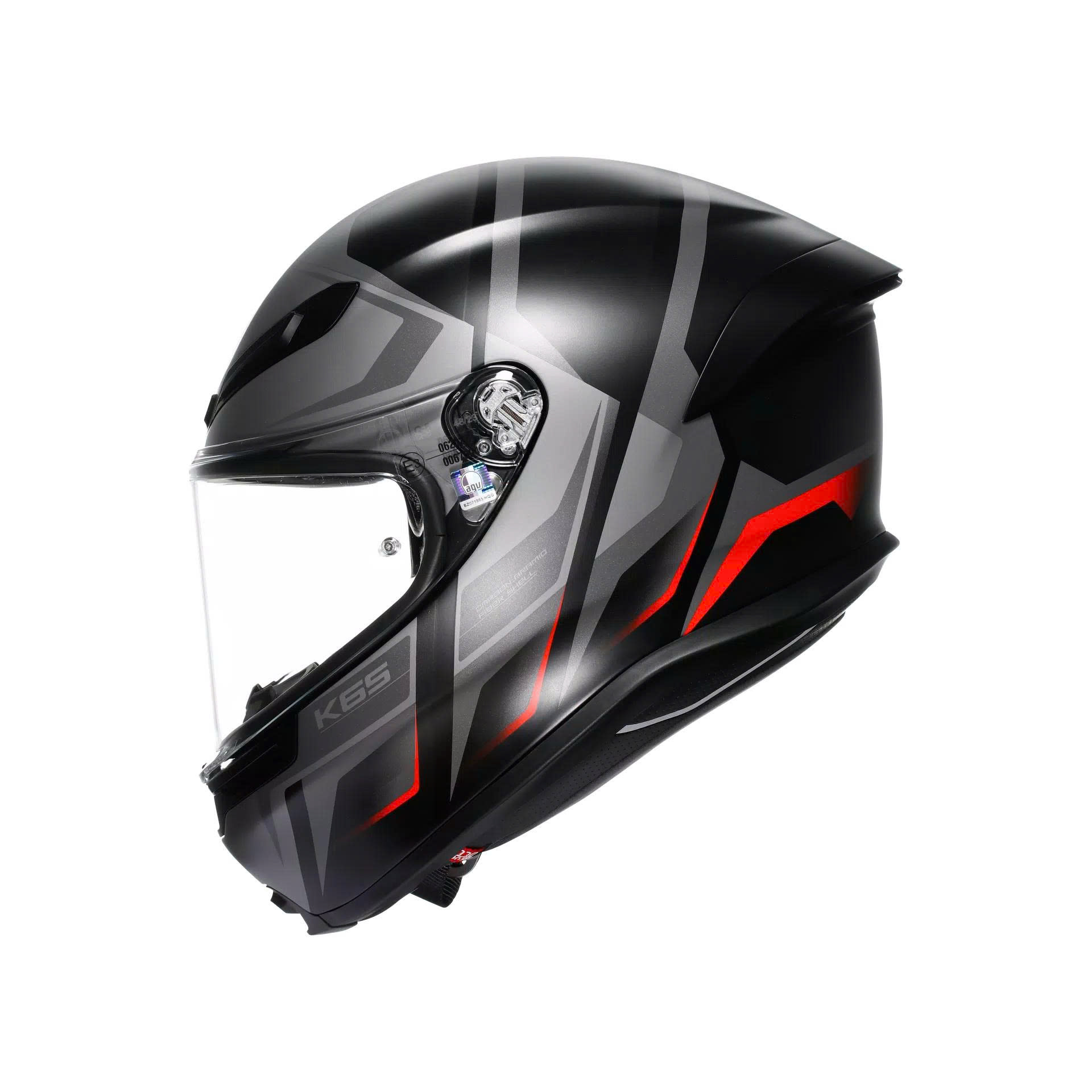 Nón AGV K6S KARVE MATT BLACK/GREY/RED