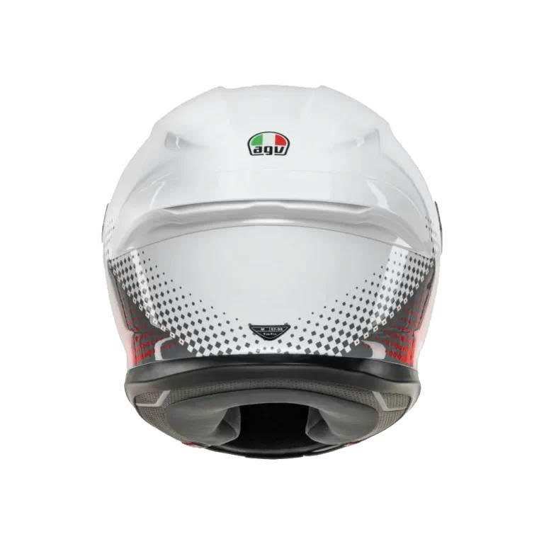 Nón AGV K6S FISION PEARL WHITE/RED/GREY