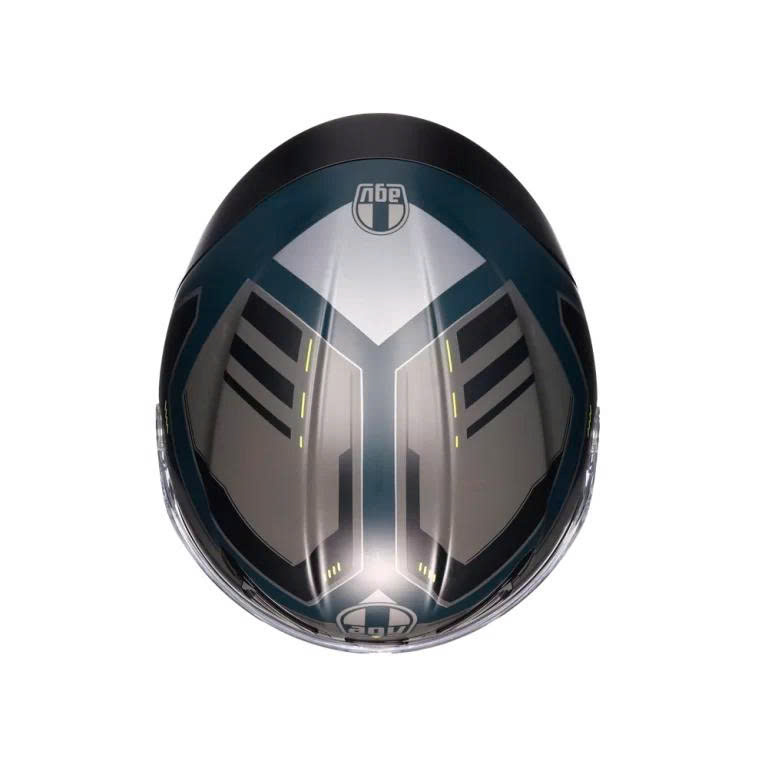 Nón AGV K6S ENHANCE MATT GREY/YELLOW FLUO