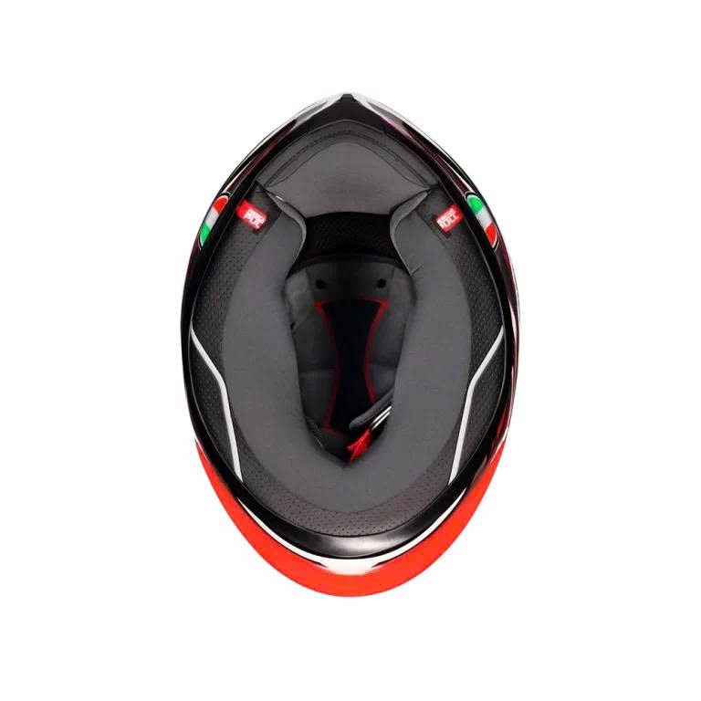 Nón AGV K6S REEVAL WHITE/RED/GREY