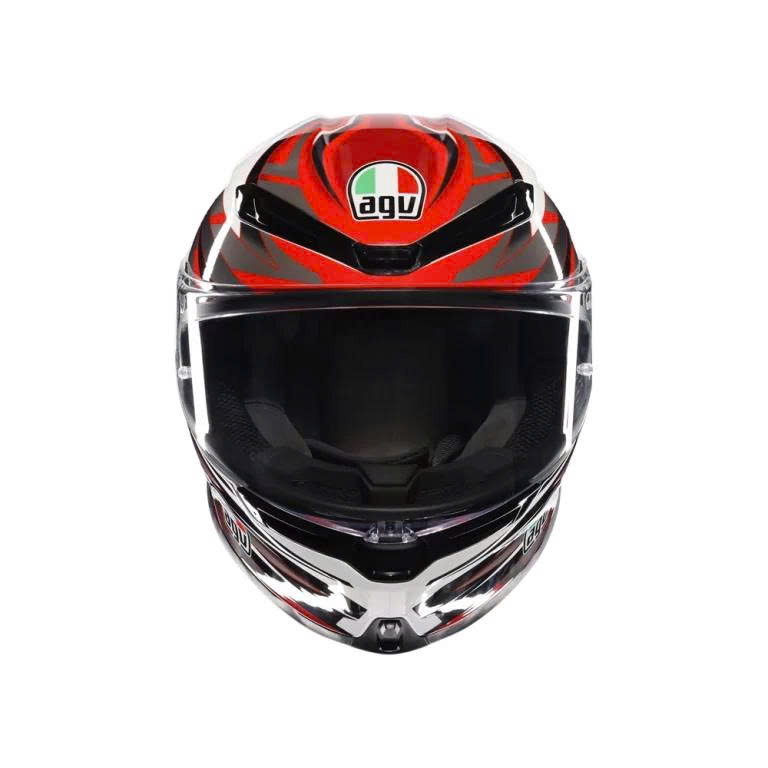 Nón AGV K6S REEVAL WHITE/RED/GREY