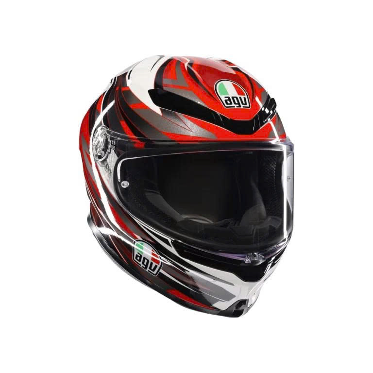 Nón AGV K6S REEVAL WHITE/RED/GREY
