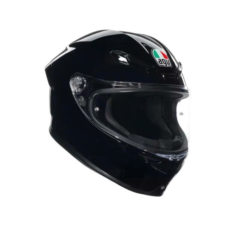 Nón AGV K6S SOLID BLACK