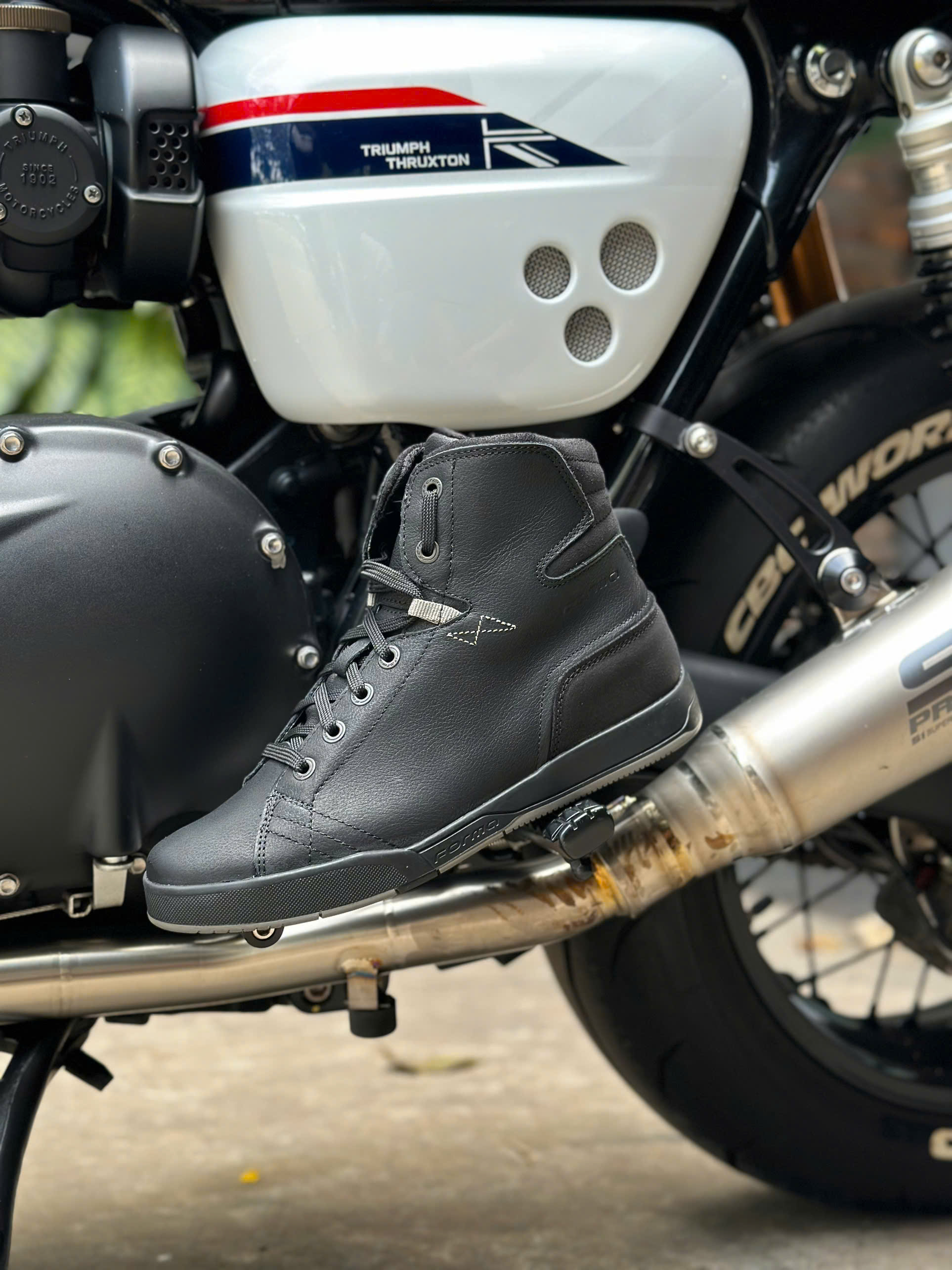 Giày Moto Forma Swift Dry - Đen