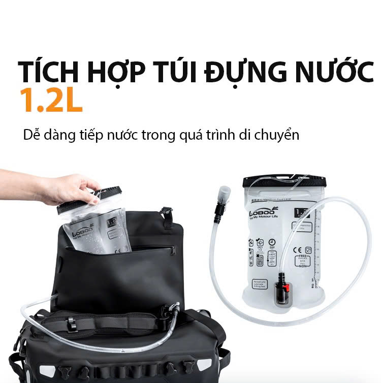 TÚI CHỐNG NƯỚC CAO CẤP WANDERER 18L - BW18BK