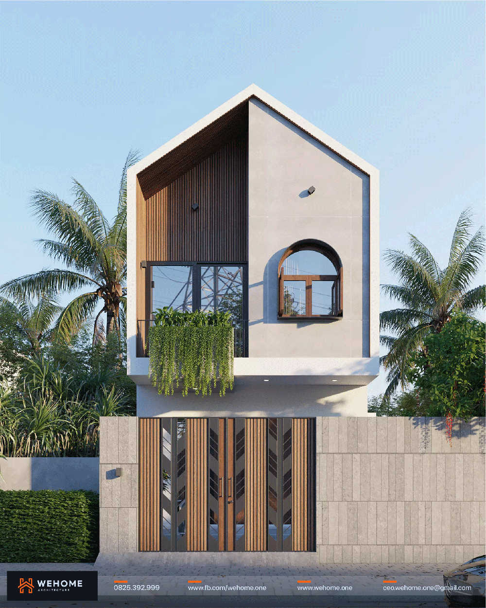 L’s House – Ngôi nhà 2 tầng hạnh phúc nép mình sau sự giản đơn