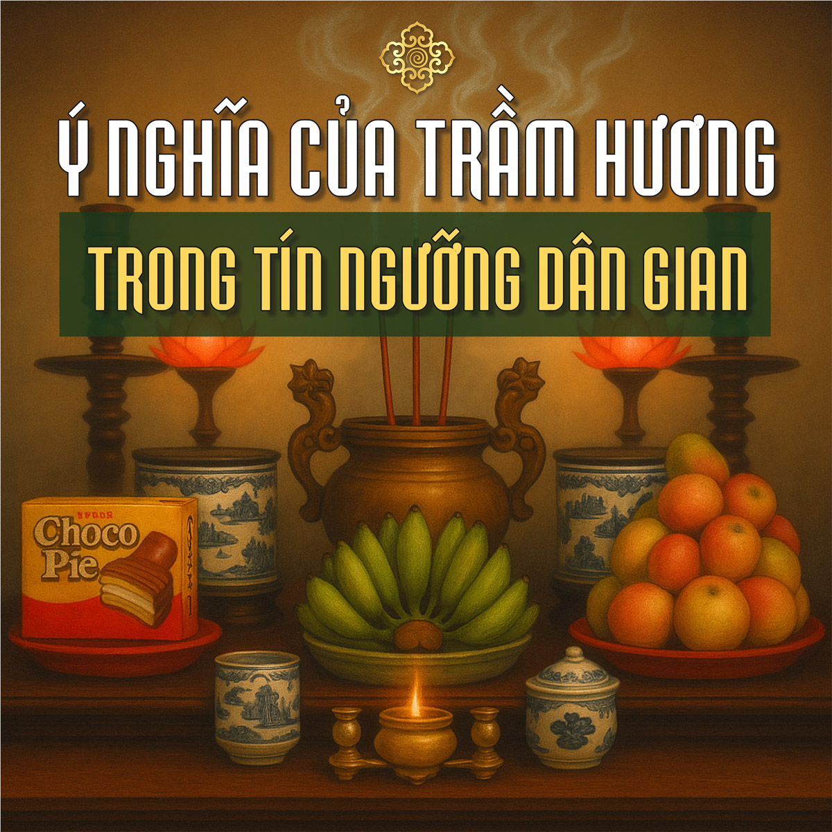 Ý Nghĩa Trầm Hương trong Tín Ngưỡng Dân Gian: Văn Hóa, Thanh Tẩy và Kết Nối Linh Giới
