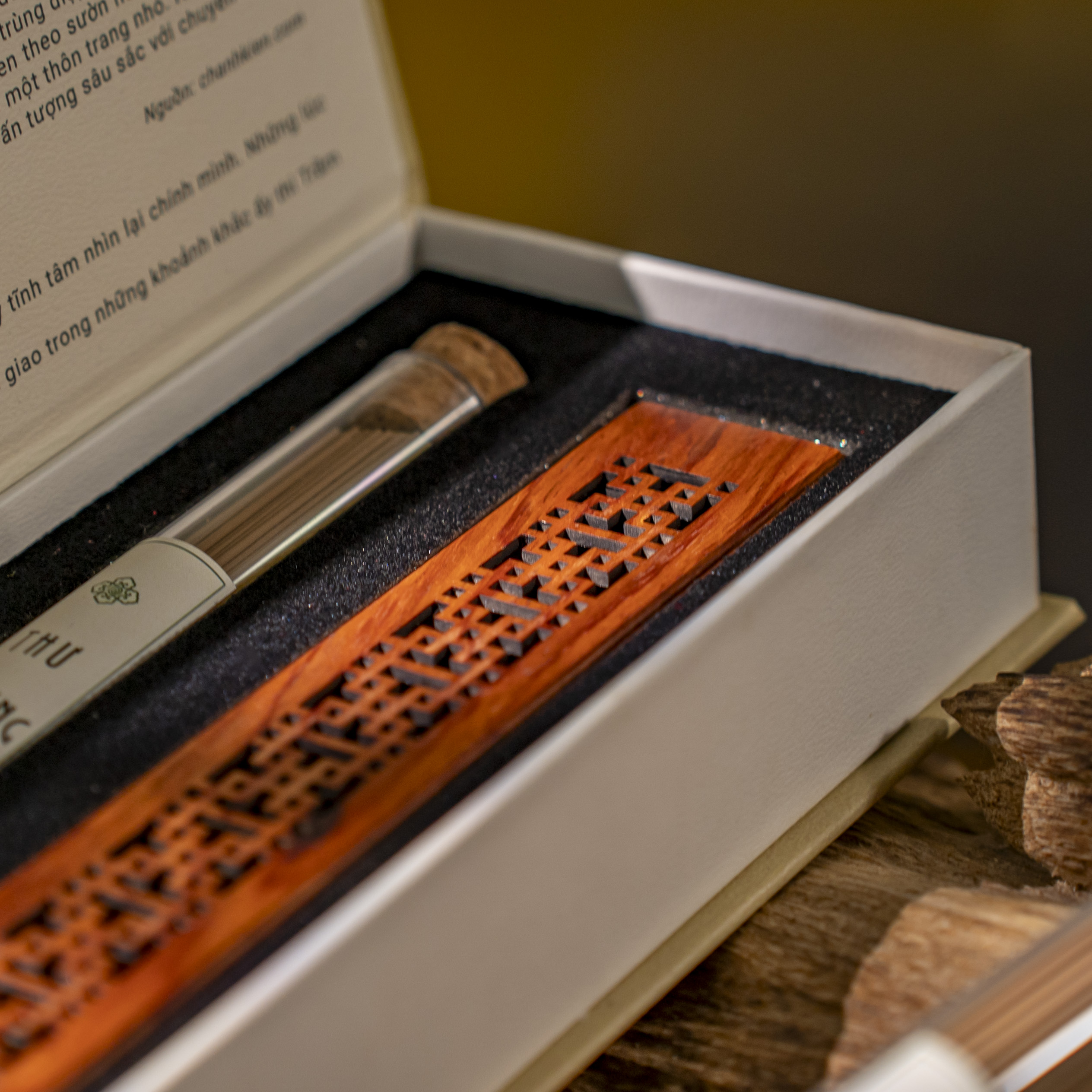 Nhang Trầm Hương Sạch Không Tăm Thư Hương | Trầm Hương Ân Vũ - Hương Thơm Chữa Lành