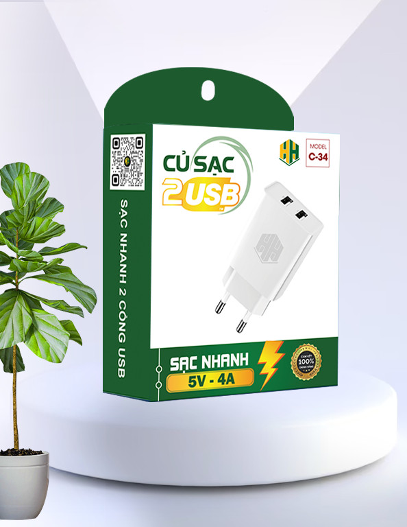 SẠC 2 CỔNG USB 