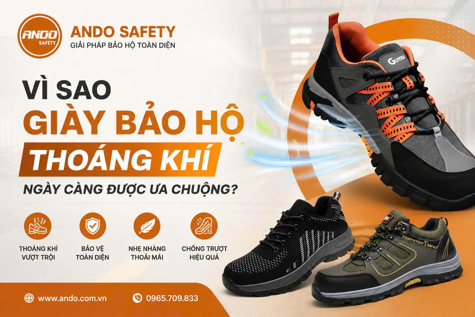 Vải Lưới Thoáng Khí Là Gì? Vì Sao Giày Bảo Hộ Thoáng Khí Ngày Càng Được Ưa Chuộng?