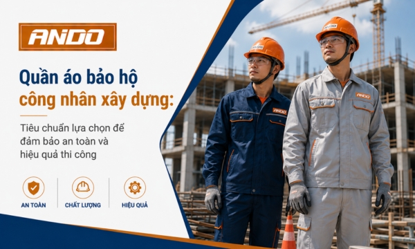 Quần áo bảo hộ công nhân xây dựng: Tiêu chuẩn lựa chọn để đảm bảo an toàn và hiệu quả thi công