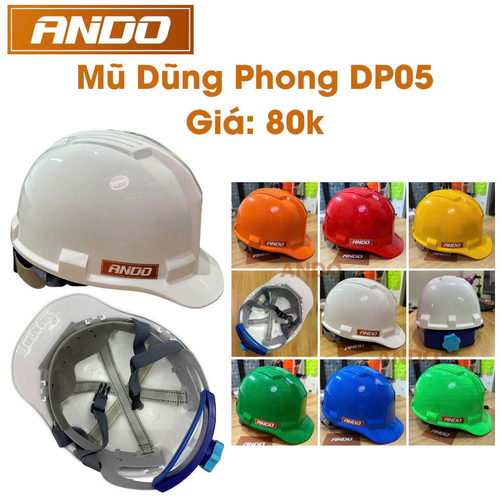 Mũ bảo hộ Dũng Phong DP05, hàng Việt Nam, chất lượng cao