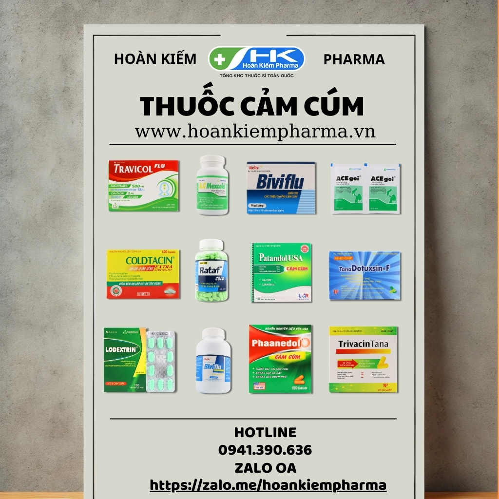 Thuốc Cảm Cúm - Sản Phẩm Thiết Yếu Cho Mỗi Nhà Thuốc Từ Hoàn Kiếm Pharma