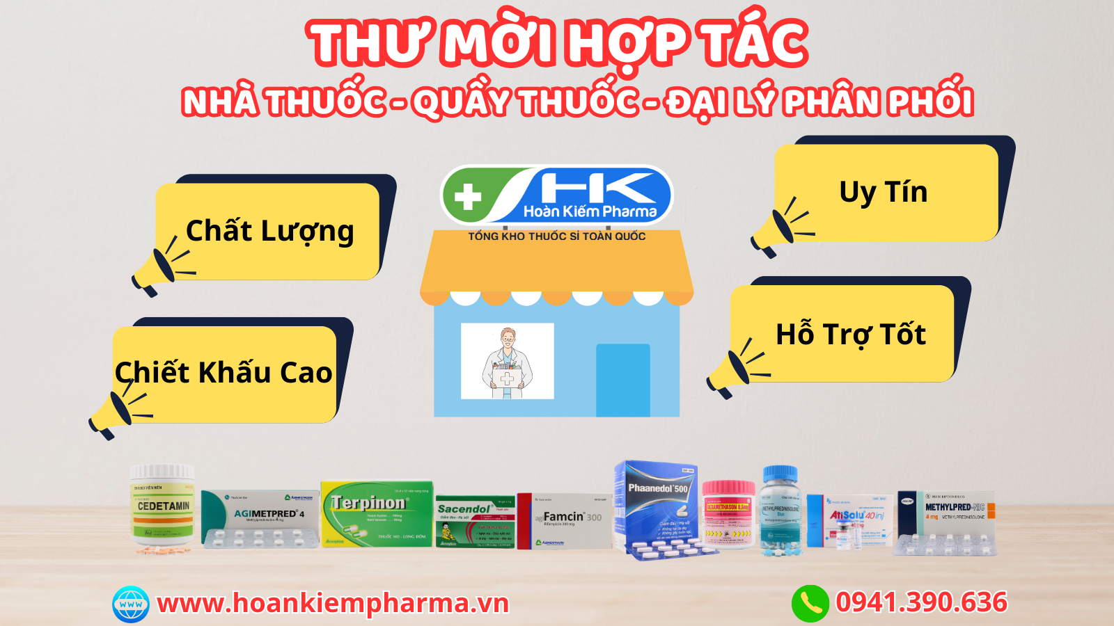 Mua Sỉ Dược Phẩm Chất Lượng Cao - Tải Ngay Báo Giá Tại Hoàn Kiếm Pharma