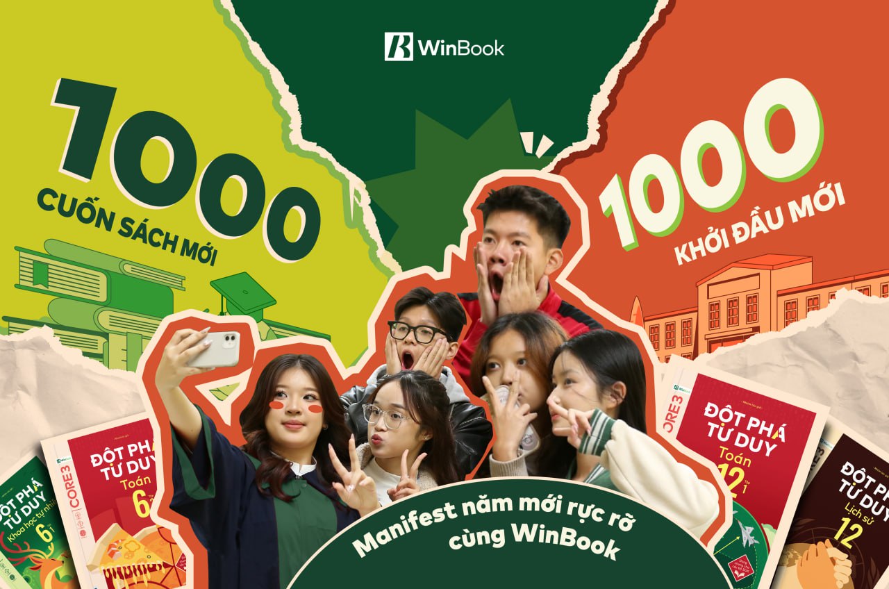 WinBook tặng 1000 cuốn sách cho 1000 khởi đầu mới!