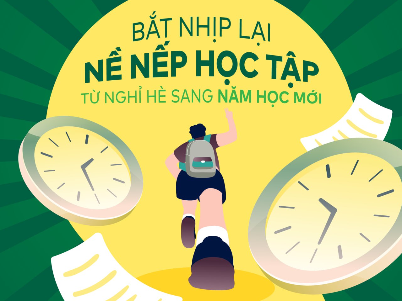 Từ nghỉ hè sang năm học mới: 5 cách giúp con bắt nhịp lại nề nếp học tập