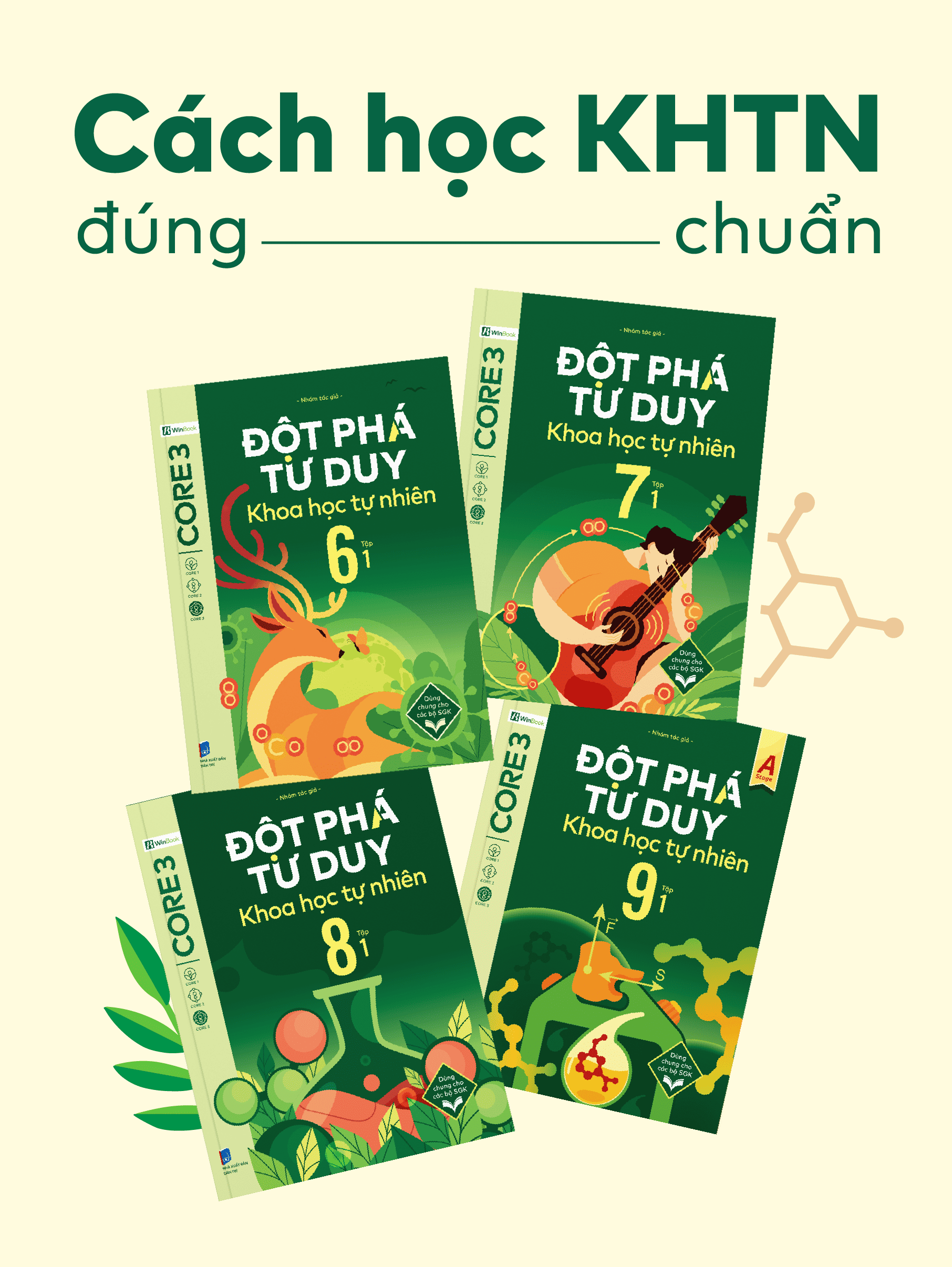 Đột Phá Tư Duy Khoa Học Tự Nhiên (Lớp 6-9): Bí Quyết Giúp Con Học Giỏi Môn Tích Hợp