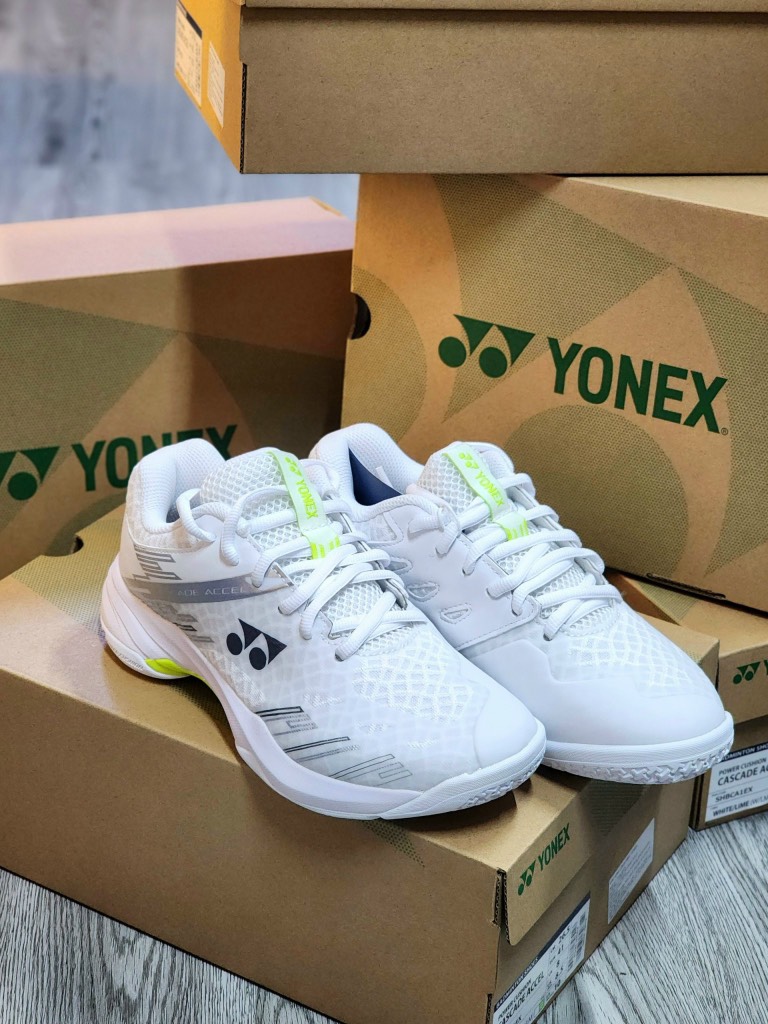 Giày Cầu Lông Yonex Cascade Accel White