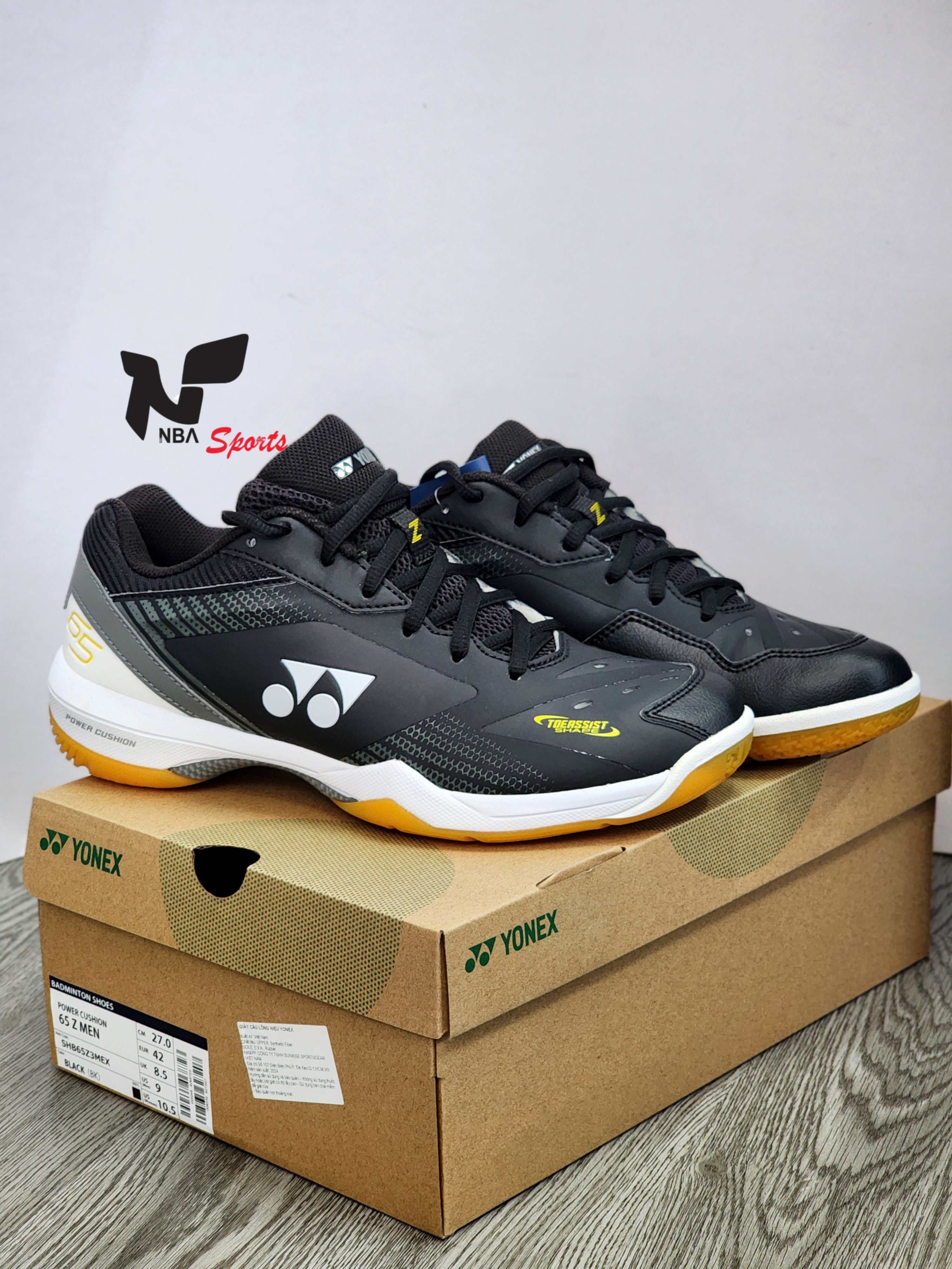 Giày Cầu Lông SHB 65Z3 MEN - BLACK