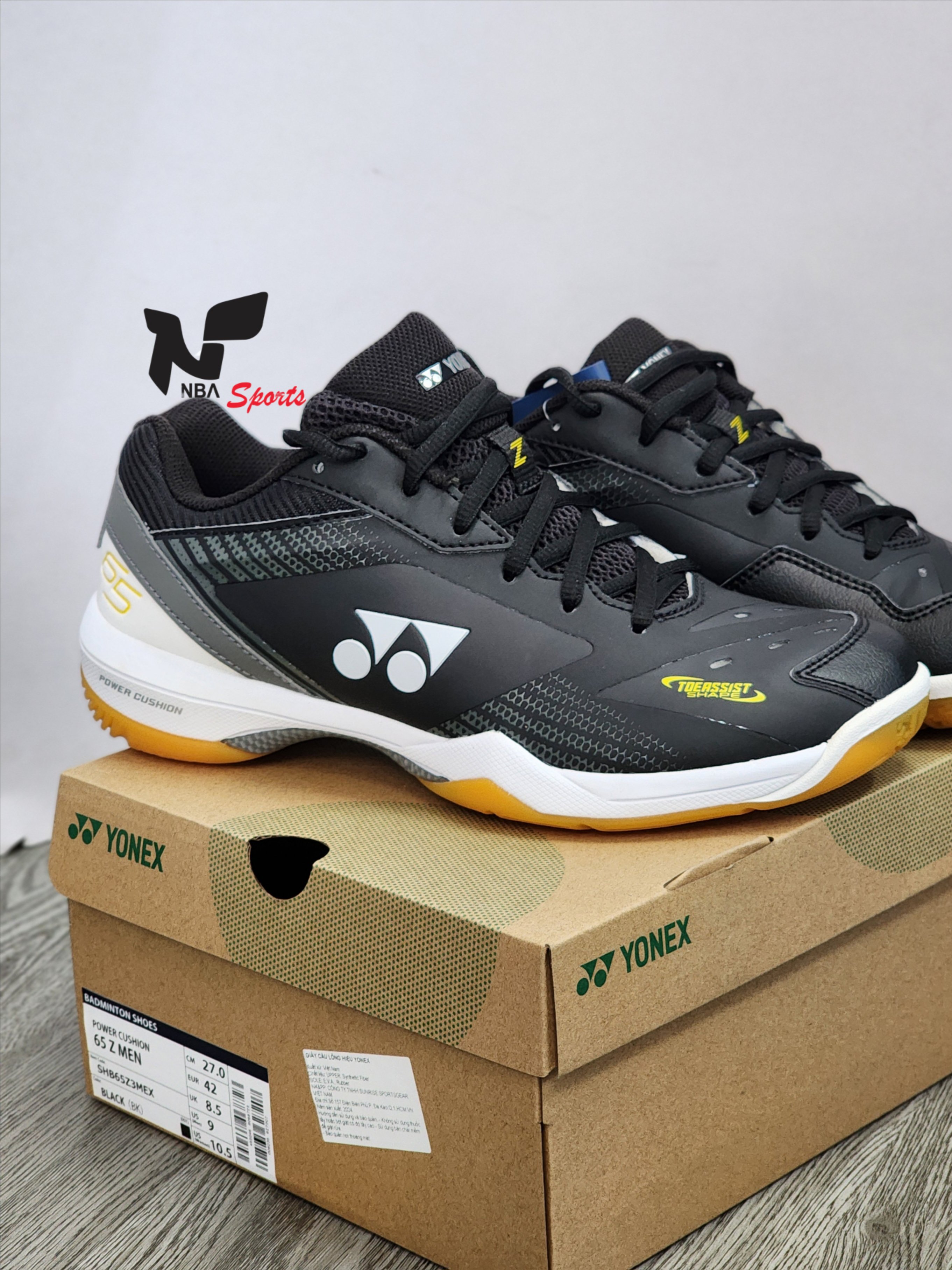 Giày Cầu Lông SHB 65Z3 MEN - BLACK