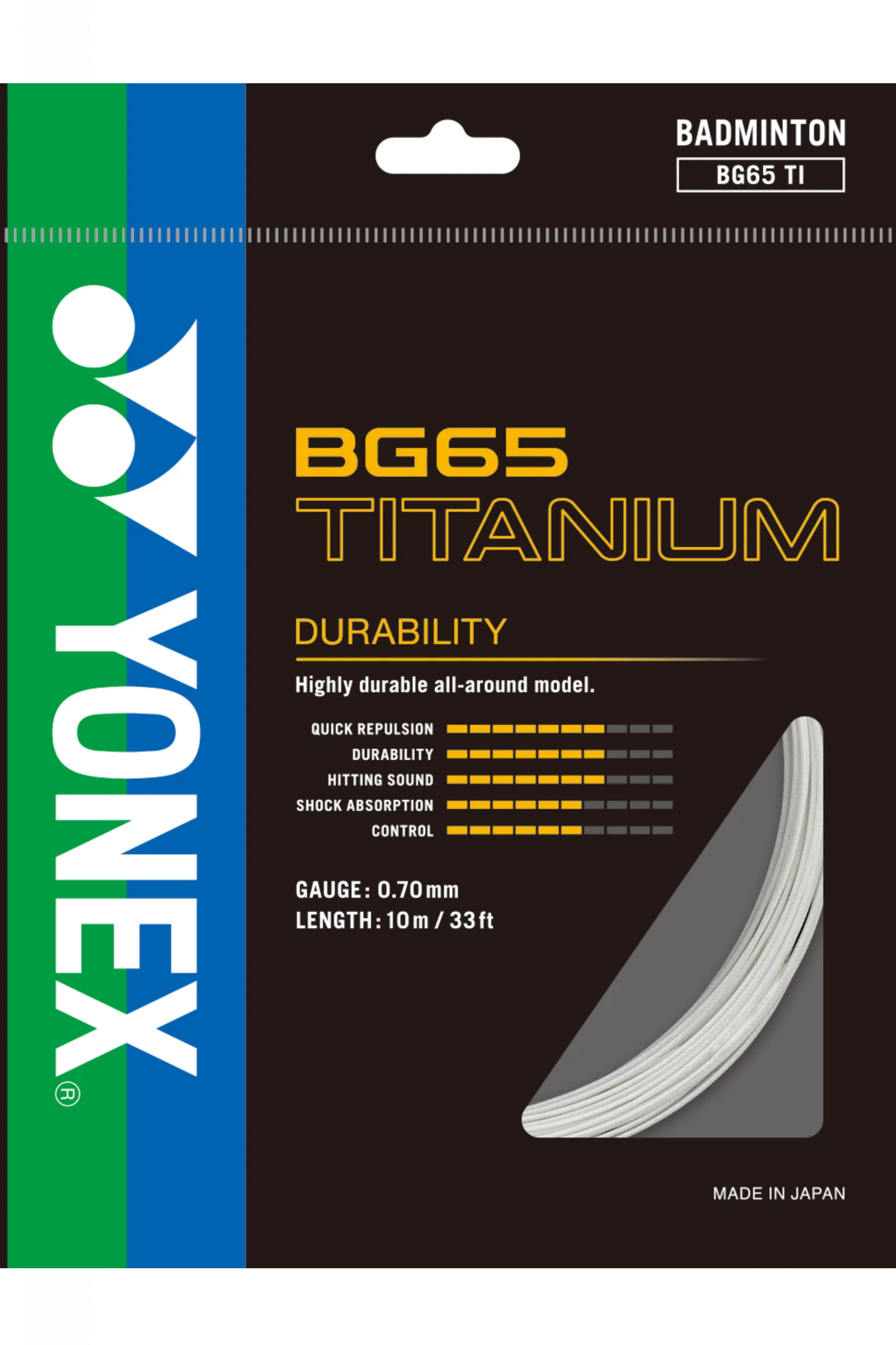 Cước Cầu Lông Yonex BG65 TITATIUM-Chính Hãng