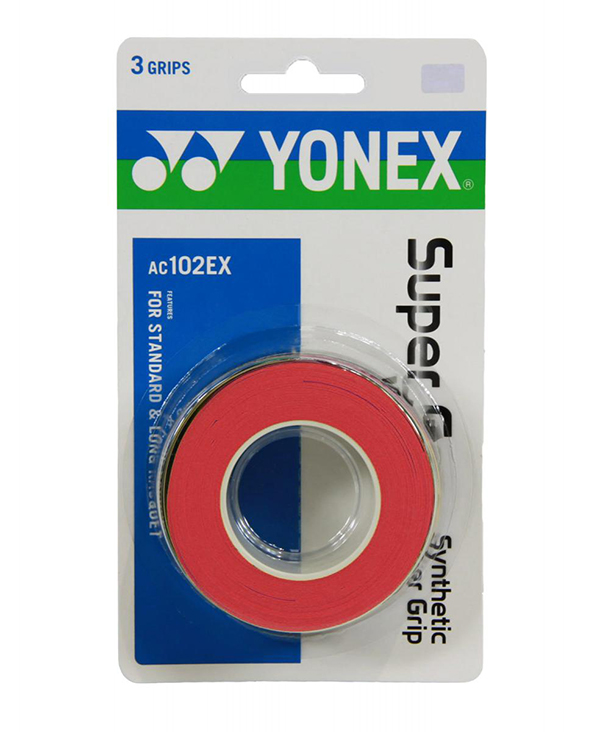 Quấn cán cầu lông Yonex #AC 102EX Đỏ Chính Hãng